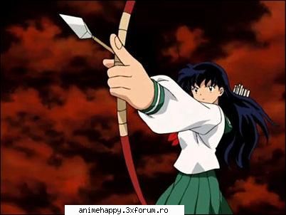 kagome higurashi yoko invata trag arcul intr-un urias ... prea