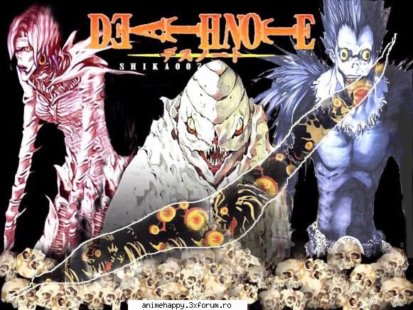 shinigami (death din universul manga şi anime a death note este un termen generic pentru venite
