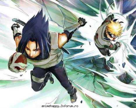 sasuke and naruto mai gasit poza sper placa voua