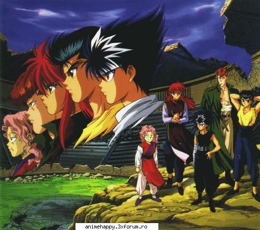 anime-uri pey...eu mai stiu anime care m-a mult :yu hakusho, povestea unui tanar detectival lumii