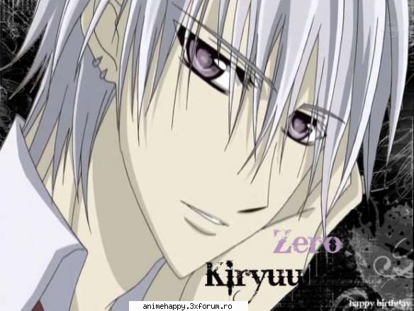 Hai sa facem quizzuri - mi-a iesit zero.yey!!You're like Zero! You are a - Vampire Knight
