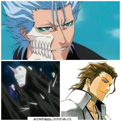Personajul preferat - Aizen, Grimmjow si Hollow Gillians - Bleach