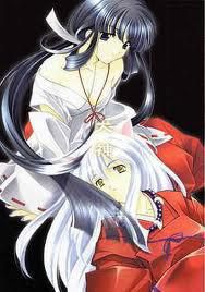 Poze anime cupluri - Inuyasha si Kikyo - Poze anime