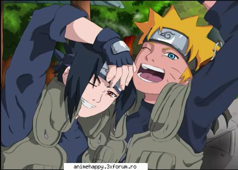 Sasuke and Naruto - well...sasuke is wayyy cooll.....dar pacat ca nu - Naruto