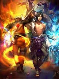 Sasuke and Naruto - iolandavamp - Naruto