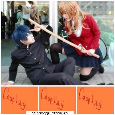 cosplay anime (mai multe ....) - Toradora Taiga and Ryuuji - Cosplay