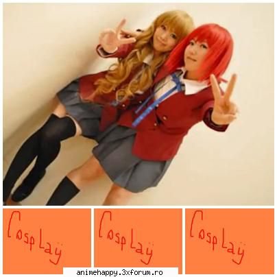 cosplay anime (mai multe ....) - Toradora Taiga and Minorin - Cosplay